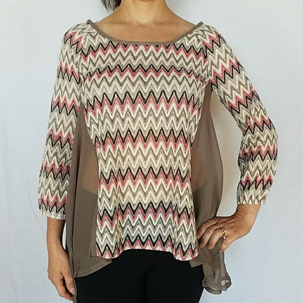 NWT ANTHROPOLOGIE A'REVE Sheer insert‎ top